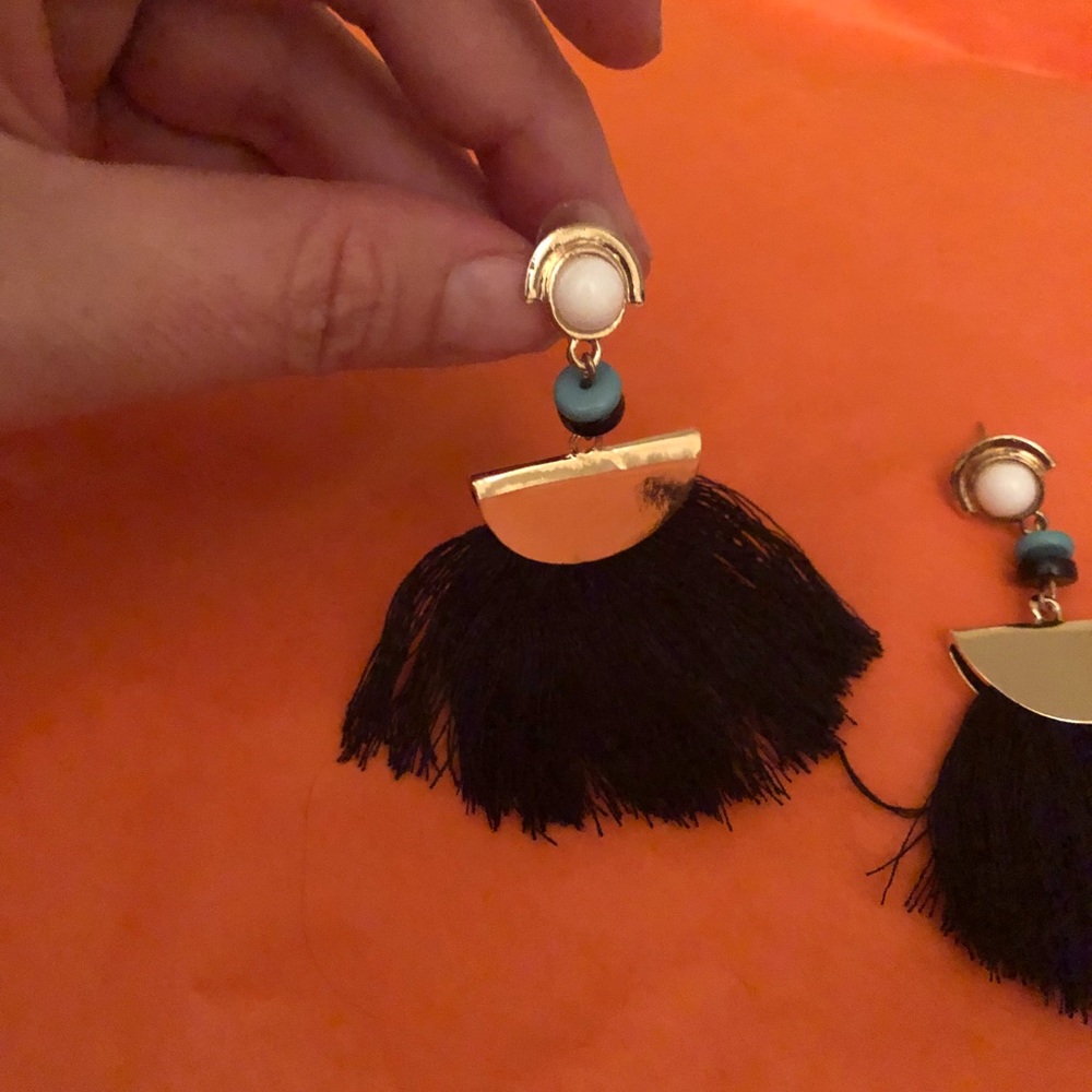Fringe tassel earrings
